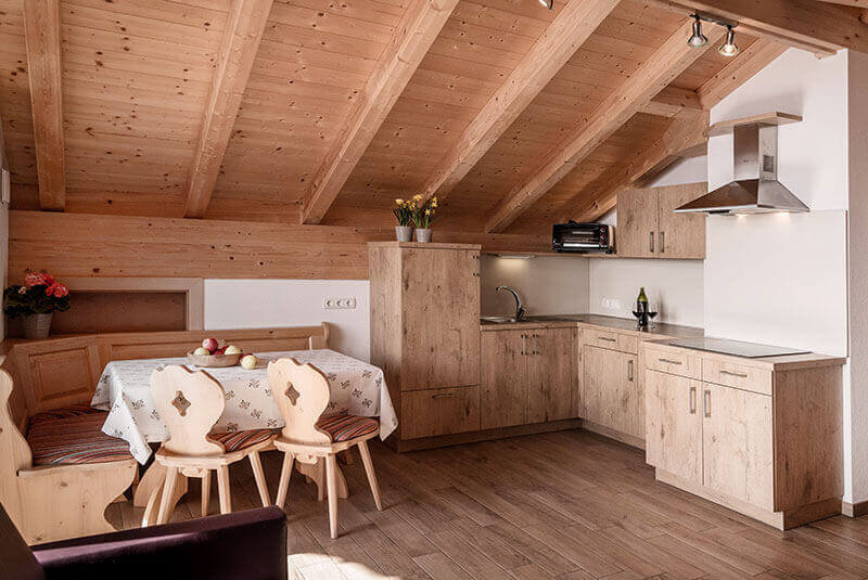 Kitchen with dining area - Oberhof Weitental